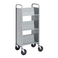 Cart with Three Single-Sided Sloping Shelves, BioFit Engineered Products