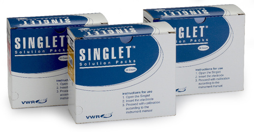 VWR® Singlet™ Single-Use pH Buffer Pouches (NIST)