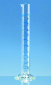 Measuring cylinders, tall form, class A, borosilicate glass, USP, BLAUBRAND®