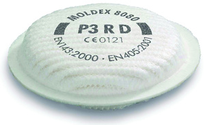 Respirator filters for series 8000 masks