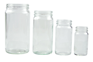 VWR® AC Round Bottles, Clear, Wide Mouth