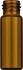 Screw neck vial, N 13, 14,75×45,0 mm, 4,0 ml, flat bottom, amber