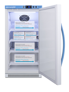 Refrigerator pharma vac solid door 3 cf