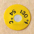 Temperature indicating stickers, Series 1