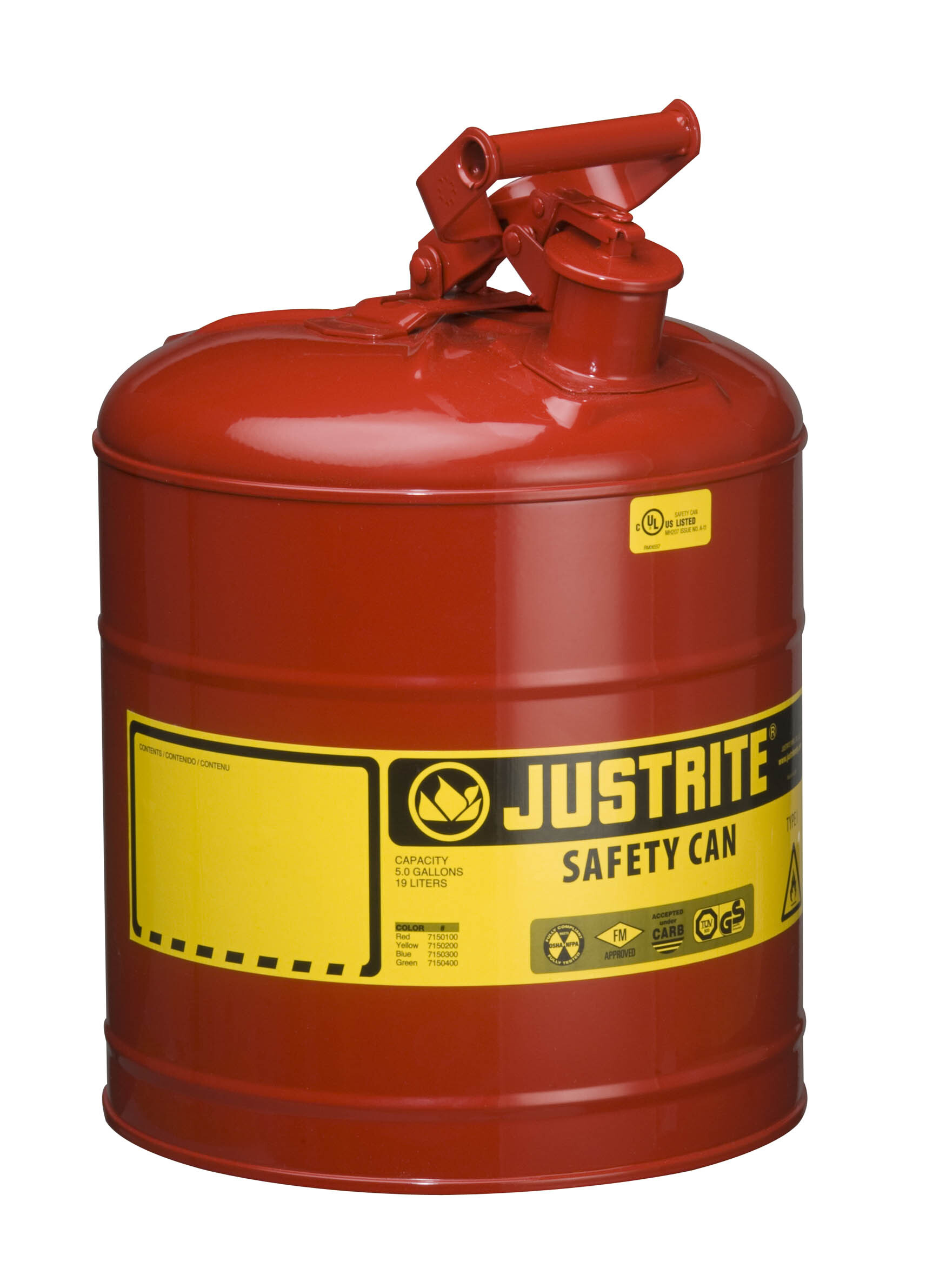 Type I Safety Cans for Flammables, Justrite®