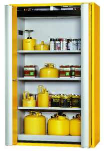 S90.196.120.FDAS RAL 1004, interior equipment with 3 x shelf, 1 x perforated insert, 1 x bottom collecting sump