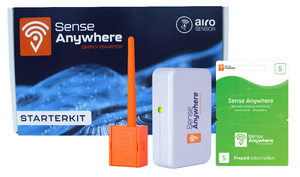 Starter kit AiroSensor T ER 5 UK (AiroSensor T ER 202031/00 + Accesspoint Indoor + 5 Credits Card)