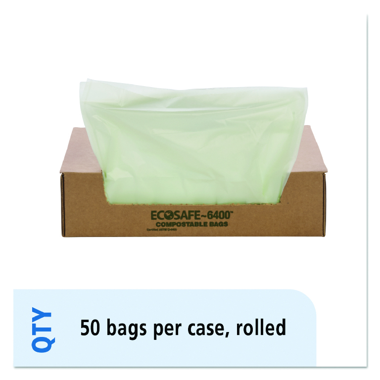 Aazon.co: EcoSafe 6400 Certified Copostable Bags 13 Gallon (24 x 32 Aazon.co: EcoSafe 6400 Certified Copostable Bags 13 Gallon (24 x 32