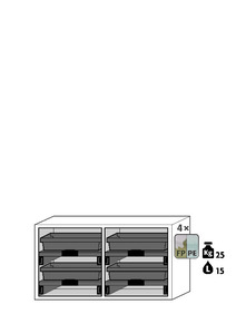 Cabinets for acids and alkalis, SL-CLASSIC / SL-CLASSIC-UB