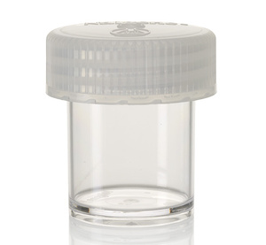 Jars, wide mouth, with screw cap, 15 ml