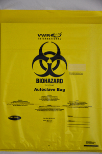VWR®, Autoklavierbare Beutel, gelb, Biohazard