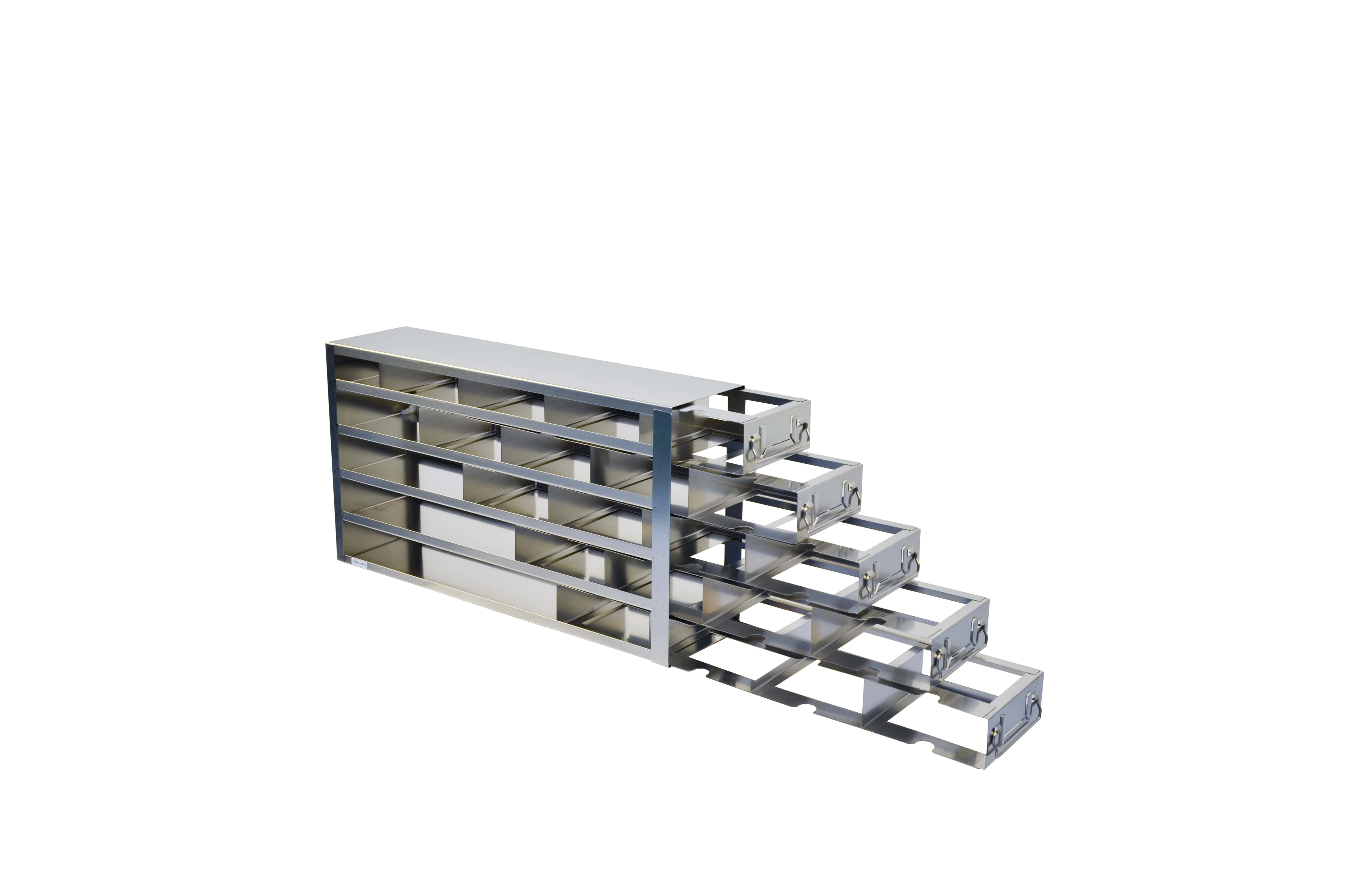 VWR® Upright Freezer Rack with Drawers for 2" Boxes