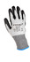 Cut protection gloves, PU coating, gray/black