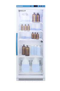 Medical laboratory series refrigerator with glass doors, 12 cu.ft.