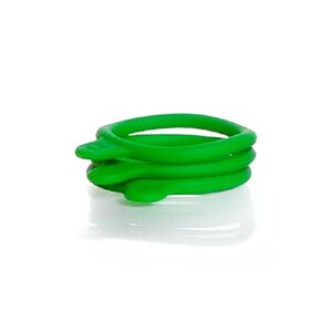 Bottle tag, GL 45, silicone, green