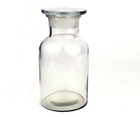 Eisco Glass Reagent Bottle with Wide Neck and Stopper, 1000 ml