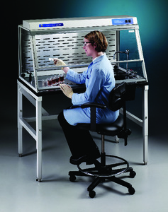 Workstation 89000-166 shown with dished work surface 89000-170 and base stand 62111-178