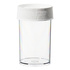 Jars, wide mouth, with screw cap, 250 ml