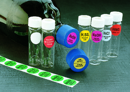 I-CHEM™ Color-Coded Environmental Sample Labels, Thermo Scientific