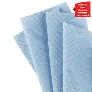 Food and hygiene wiping paper, centrefeed roll, blue, WypAll® Reach™