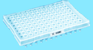 PCR plates, 96-well, with half skirt, Multiply®