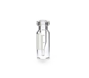 0,2 ml crimp neck vial with integrated micro-insert ND11, clear