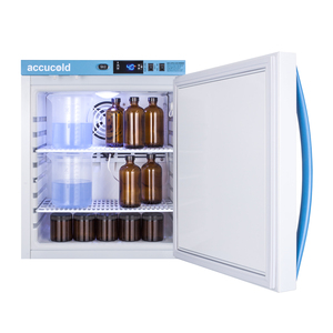 Medical laboratory series refrigerator with solid doors, 1 cu.ft.