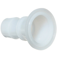 Masterflex® Adapter Fittings, SanitaryTri-Clamp to Hose Barb, Straight, Avantor®