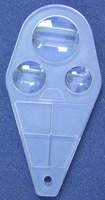 Triple Lens Plastic Magnifier