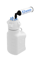 EZwaste® HD 2.5 L Closed System for HPLC Solvent Waste, HDPE Reusable Carboy, Foxx Life Sciences