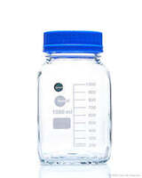 Borosil® Reagent Square Bottles GL 80 PP Screw Cap PP Pouring Ring, Foxx Life Sciences®