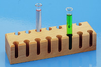15-Place Wood Test Tube Support